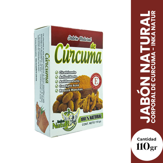Jabón Natural Corporal de Curcuma 110gr