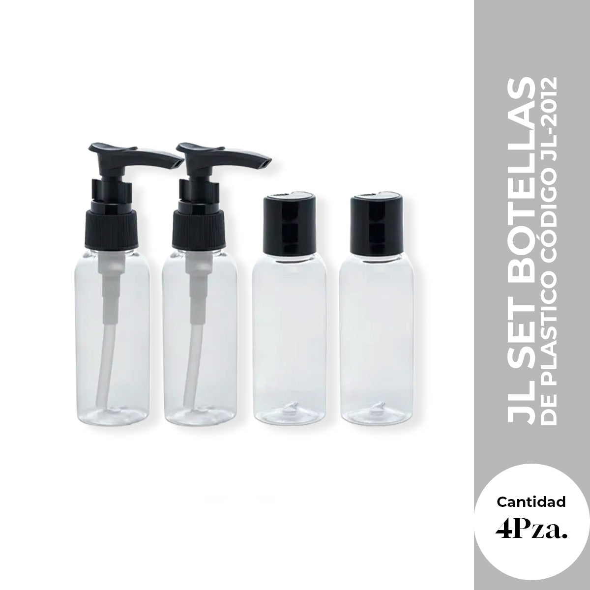 JL SET DE BOTELLAS DE PLASTICO X4PZ JL-2016