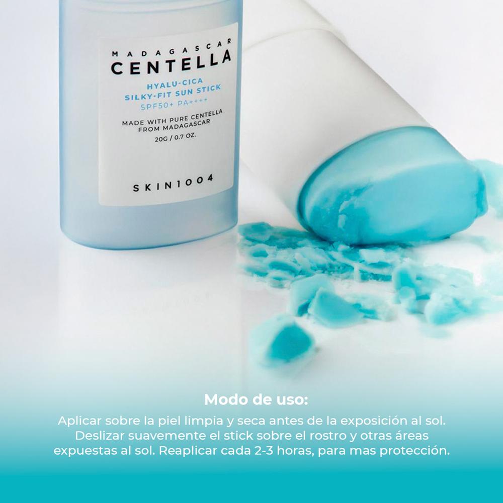 Madagascar Centella Hyalu-Cica Silky Fit Sun Stick SPF 50+ PA++++ 20gr - Skin1004