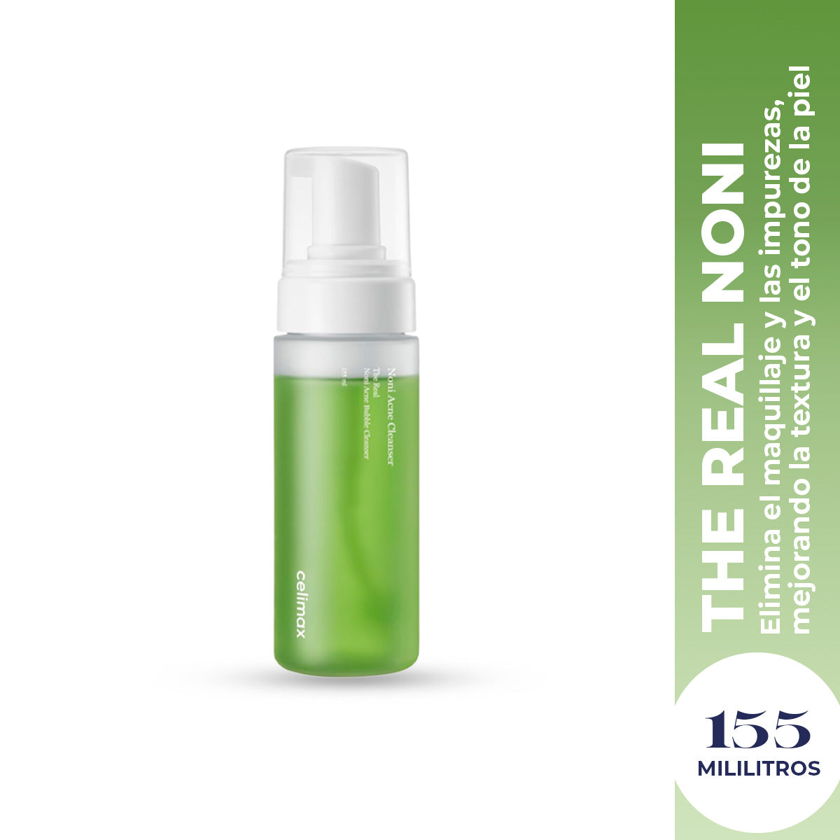 The Real Noni Acne Bubble Cleanser - Limpiador espumoso 155ml Celimax