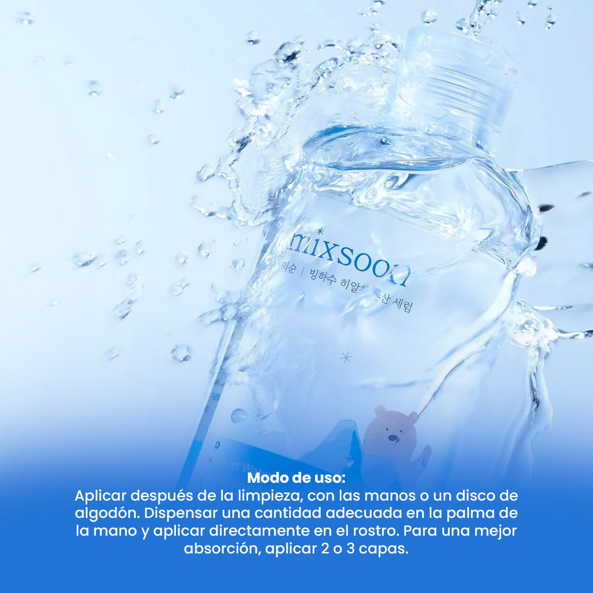 PREVENTA - MIXSOON - Glaciar Water Hyaluronic Acid Serum 300ml