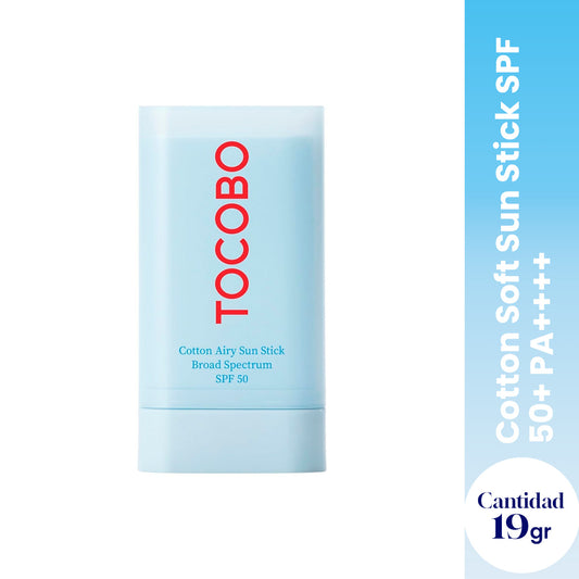 Cotton Soft Sun Stick SPF50+++ PA++++ 19g - TOCOBO