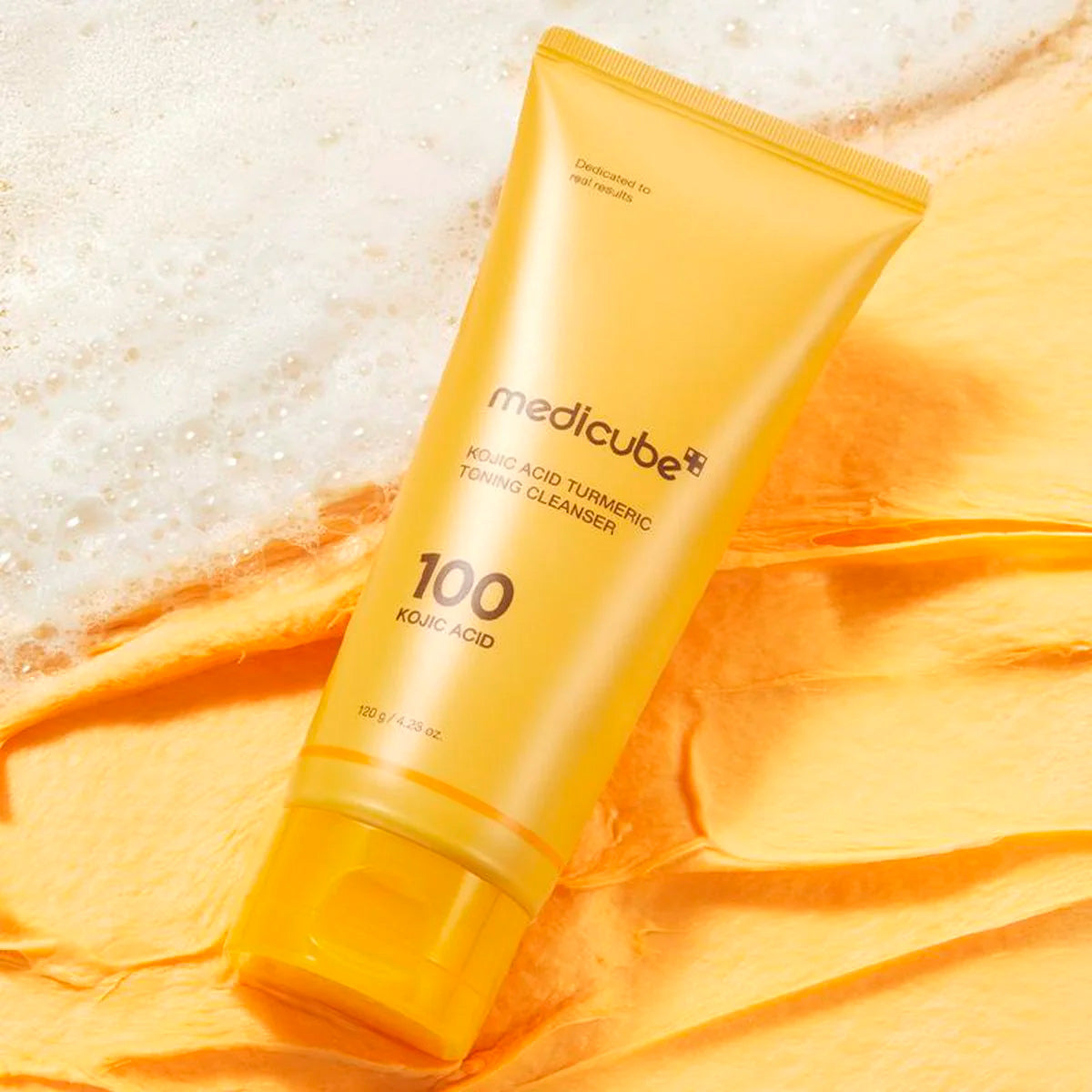 Medicube Kojic Acid Turmeric Toning Cleanser – Limpiador Facial Iluminador 120g