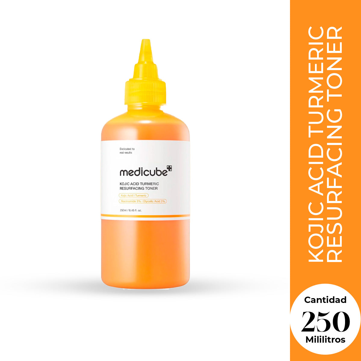 Medicube Kojic Acid Turmeric Resurfacing Toner – Tónico Iluminador 250ml