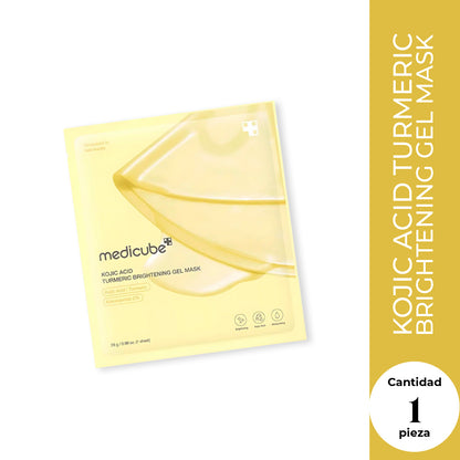 Medicube Kojic Acid Turmeric Brightening Gel Mask – Mascarilla Glow Facial