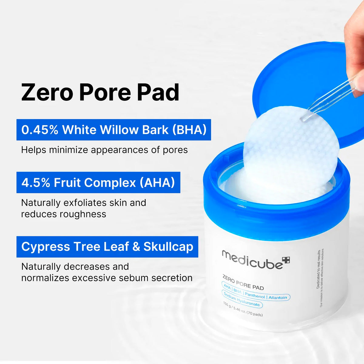 PREVENTA - MEDICUBE Zero Pore Pad 2.0 (70 pcs)