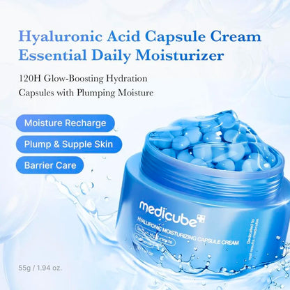 PREVENTA - MEDICUBE Hyaluronic Moisturizing Capsule Cream 55g