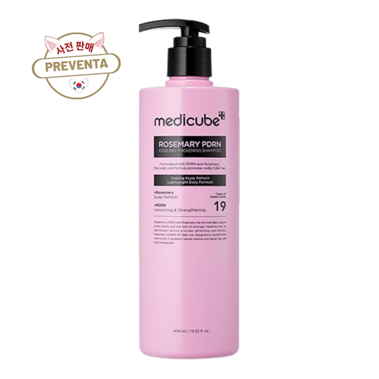 PREVENTA - MEDICUBE Rosemary PDRN Cooling Thickening Shampoo 400ml