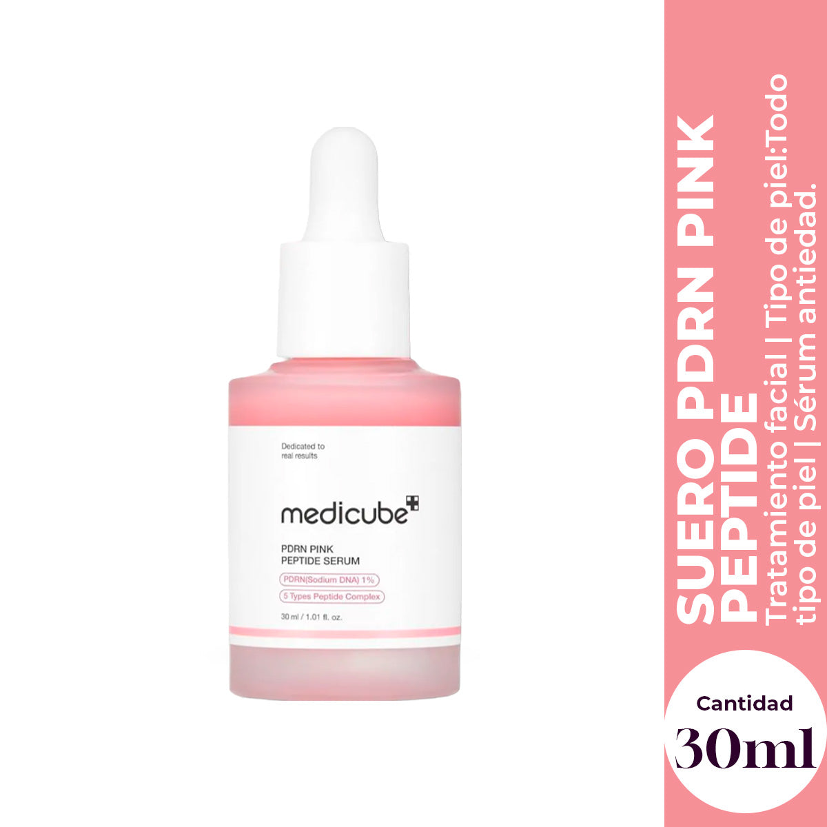Medicube PDRN Pink Peptide Serum – Hidratación y Elasticidad Facial 30ml