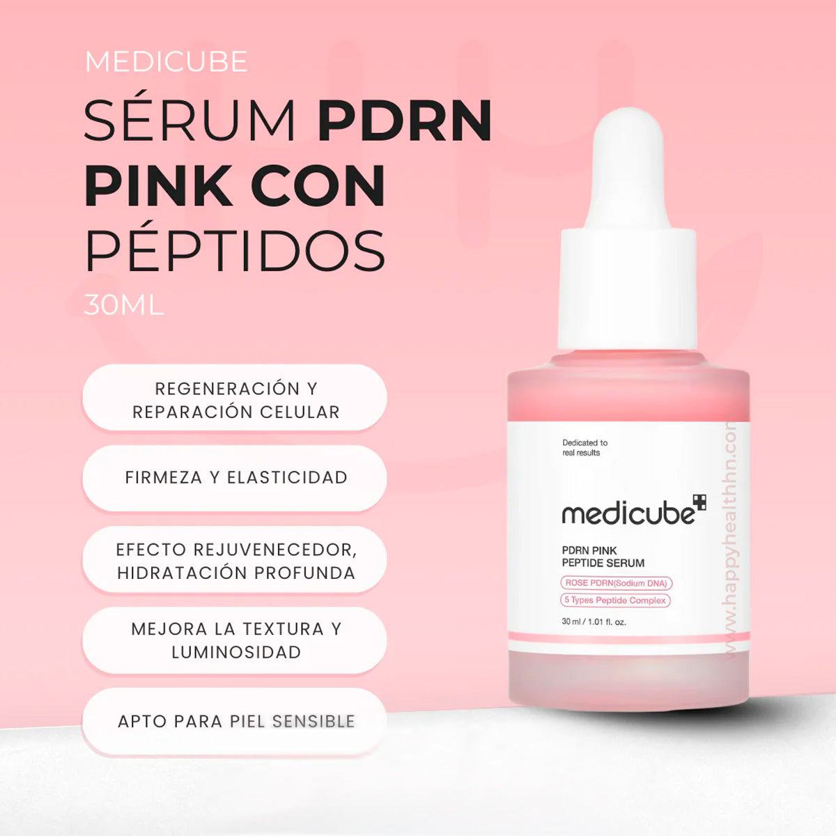 Medicube PDRN Pink Peptide Serum – Hidratación y Elasticidad Facial 30ml