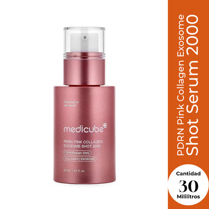 Medicube PDRN Pink Collagen Exosome Shot Serum 2000 – Elasticidad y Glow Facial 30ml