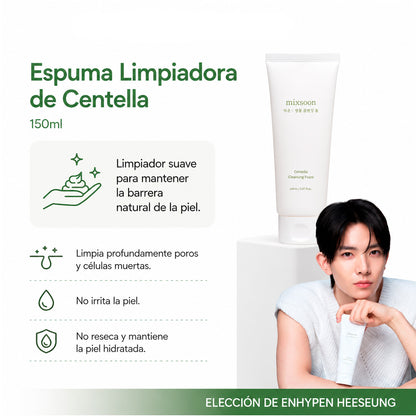 PREVENTA - Centella Cleansing Foam 150ml Mixsoon