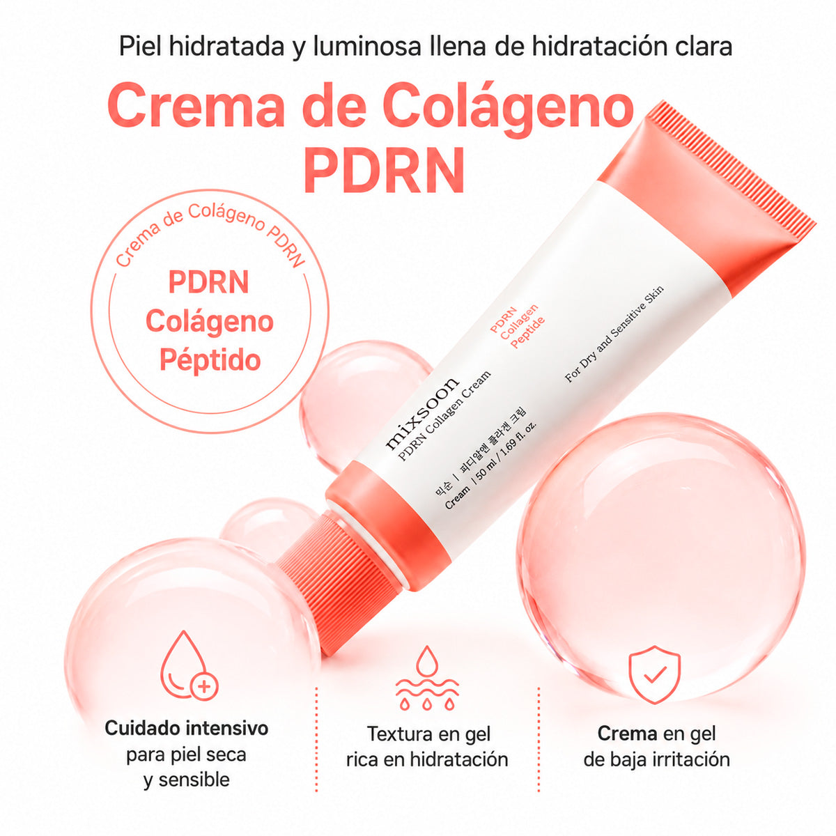 PREVENTA - PDRN Collagen Cream 50ml - Mixsoon