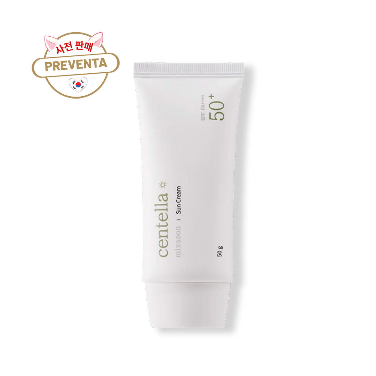 PREVENTA - Mixsoon Centella Sun Cream SPF50+ PA++++ 50g