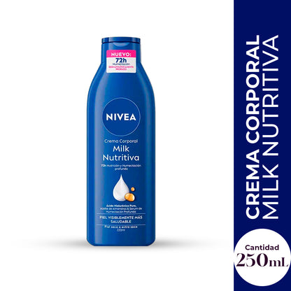 NIVEA CREMA CORP. MILK NUTRITIVA 250 ML
