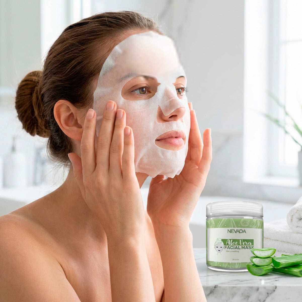 NNP F. MASCARA FACIAL DE ALOE VERA 20 UND