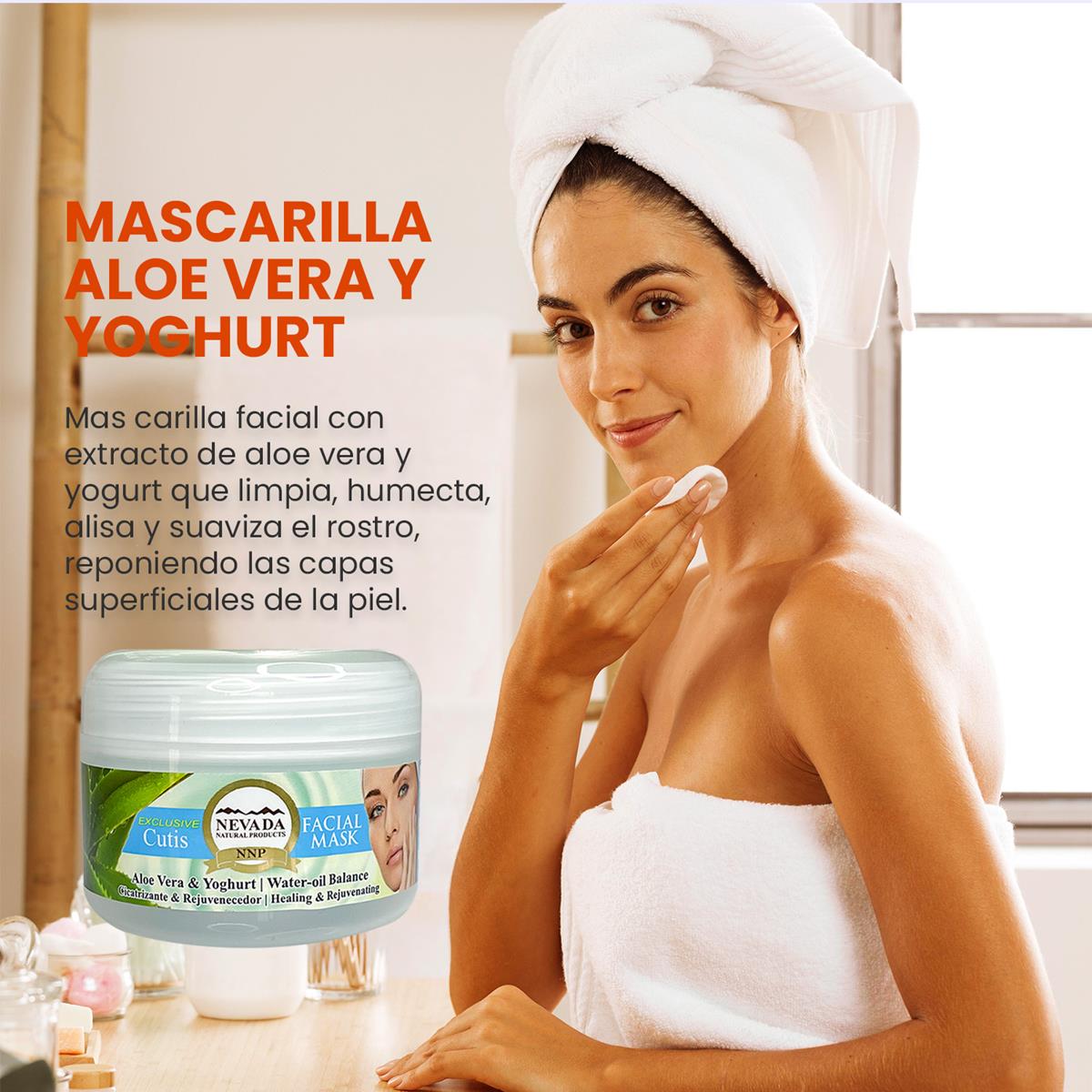 NNP F. MASCARA FAC. YOGURT ALOE 100 GR