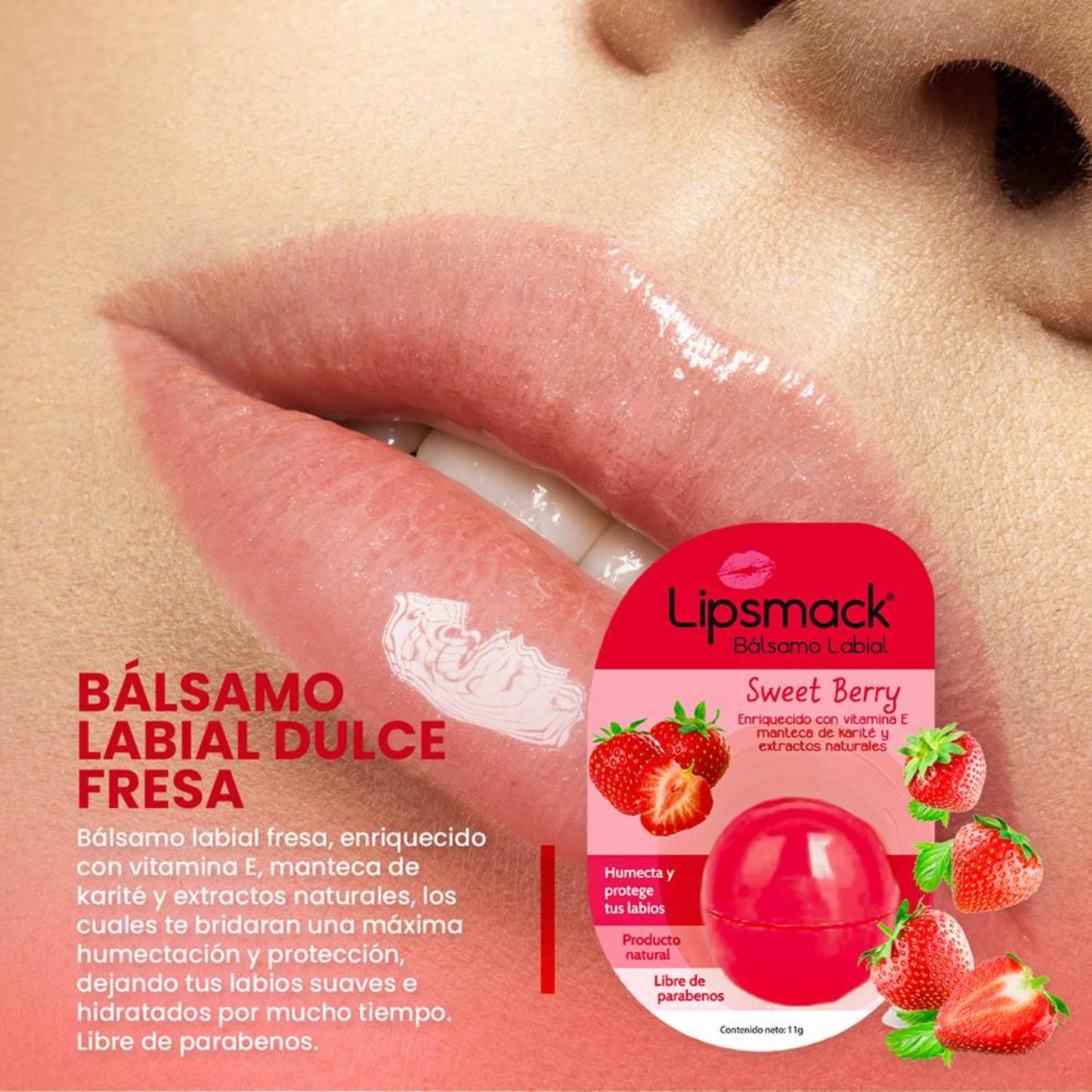 PORTUGAL LIPSMACK SWEET BERRY 12.5 GR