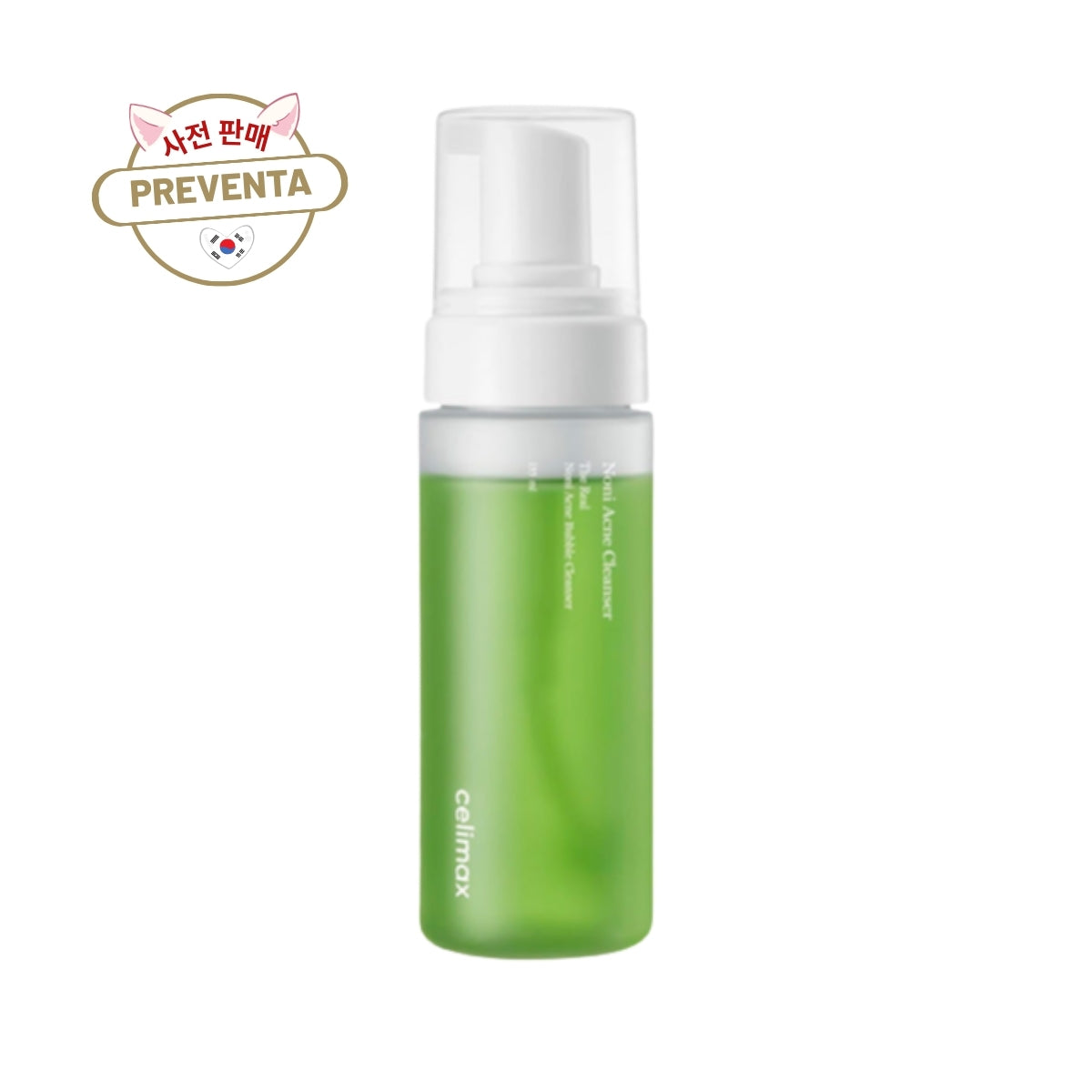 PREVENTA - The Real Noni Acne Bubble Cleanser - Limpiador espumoso 155ml Celimax