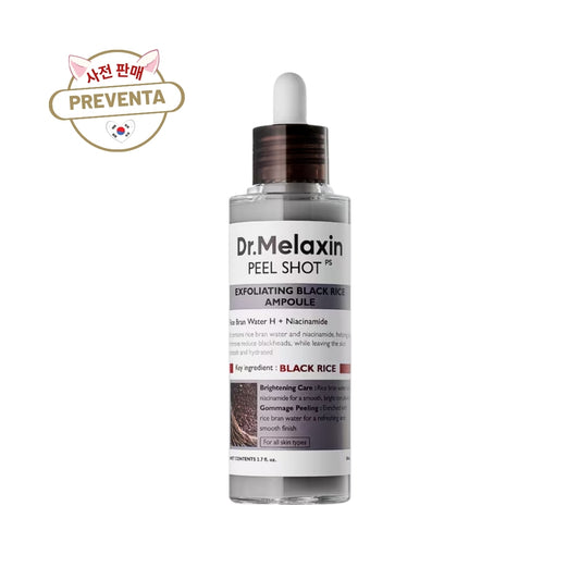 PREVENTA - PEEL SHOT Exfoliating Black Rice Ampoule – Ampolla Exfoliante 80ml