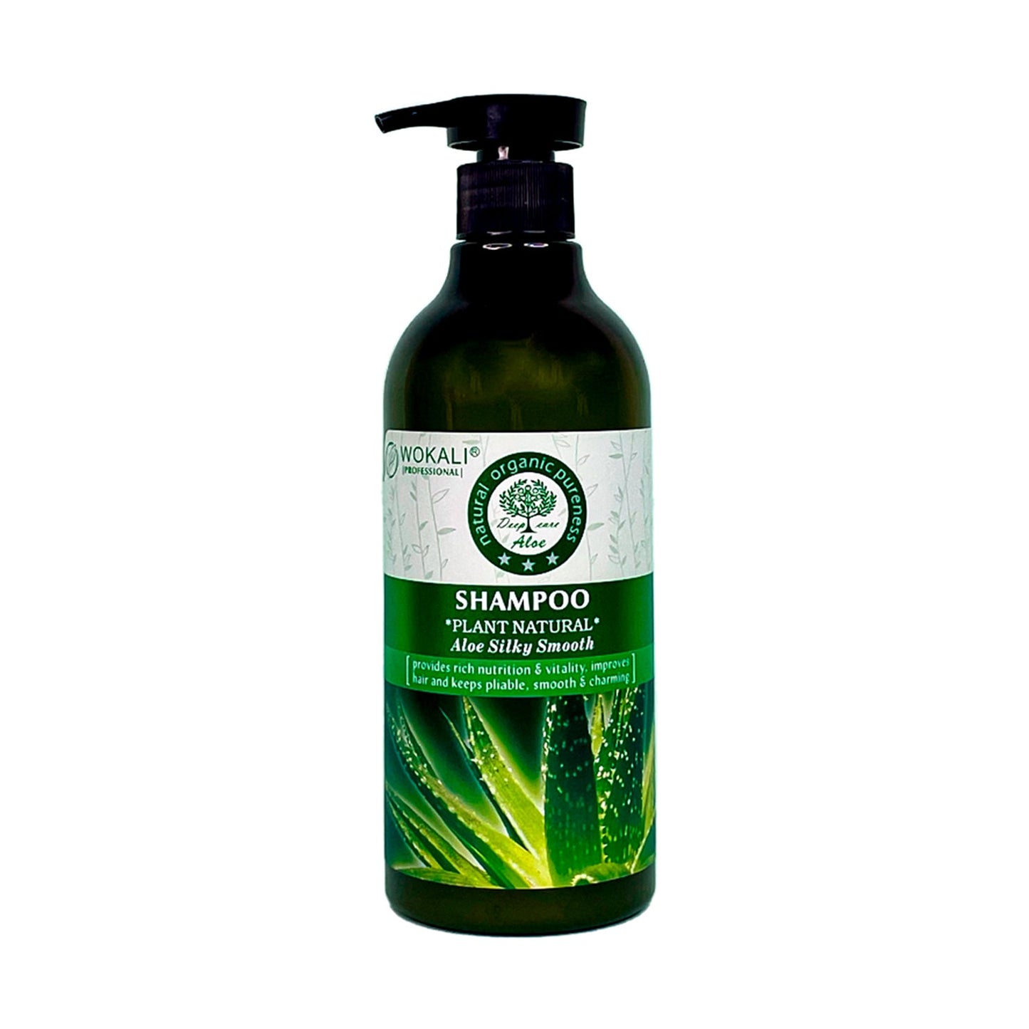 Wokali Shampoo de Aloe Vera – Hidratación y Suavidad Capilar 550ml