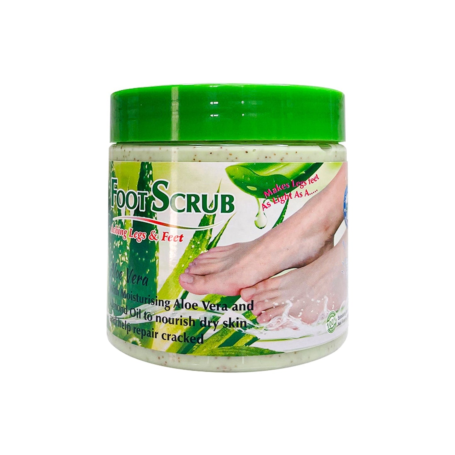 Wokali Exfoliante para Pies de Aloe Vera – Hidratación y Suavidad 500ml
