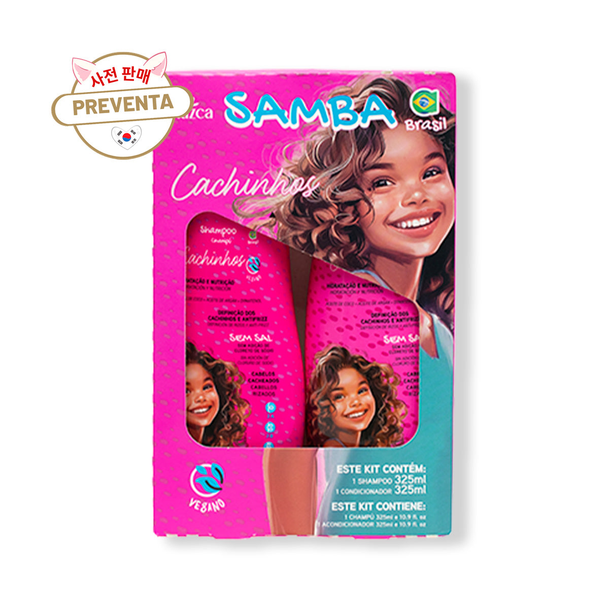 PREVENTA - Kit NAZCA Samba Cachinhos: Shampoo 325ml + Acondicionador 325ml