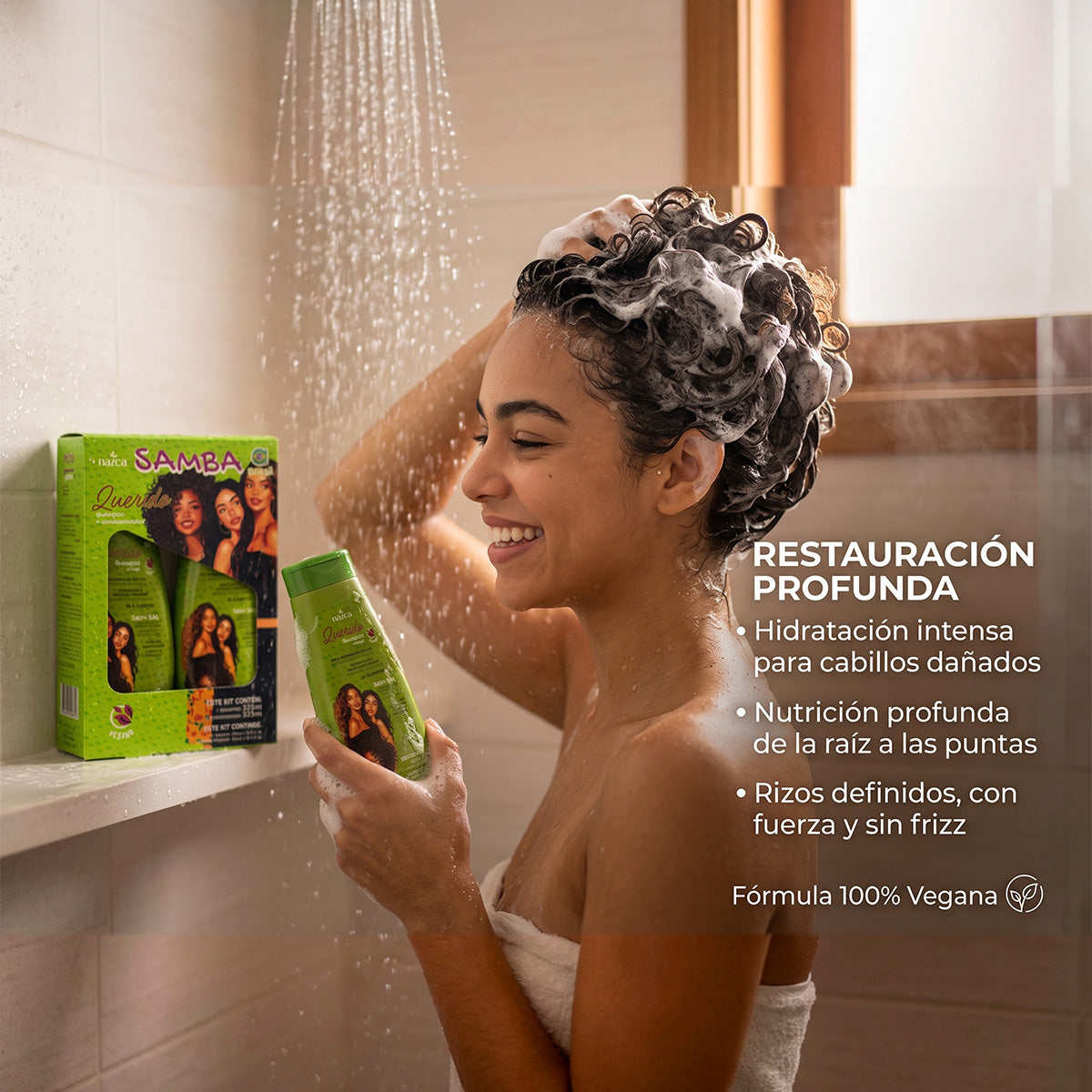 PREVENTA - Kit NAZCA Samba Querido: Shampoo 325ml + Acondicionador 325ml