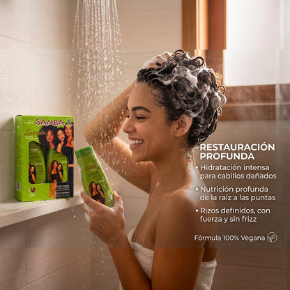 PREVENTA - Kit NAZCA Samba Querido: Shampoo 325ml + Acondicionador 325ml