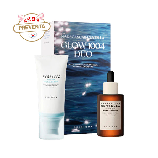 PREVENTA! SKIN1004 Set Glow 1004 Duo Centella Madagascar (Serum + Ampoule)