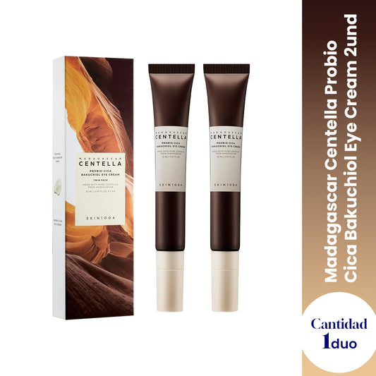 Madagascar Centella Probio-Cica Bakuchiol Eye Cream 20ml x 2ea (Twin Pack) - Skin1004