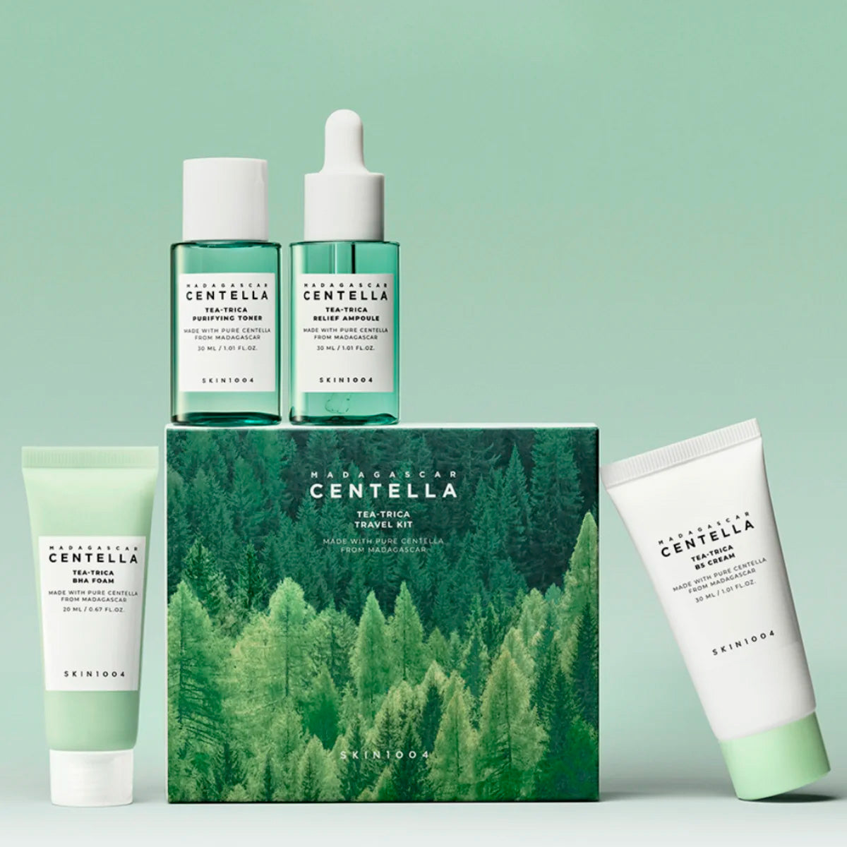 PREVENTA - Madagascar Centella Tea-Trica Travel Kit SKIN1004