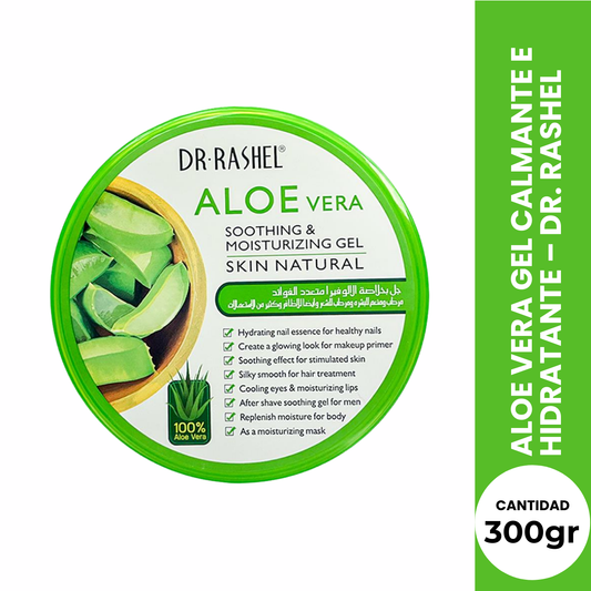 Aloe Vera Gel Calmante e Hidratante 300gr – Dr. Rashel