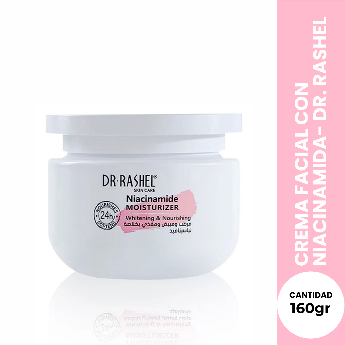 Dr. Rashel Crema Facial con Niacinamida – Control de Poros y Sebo – 160g