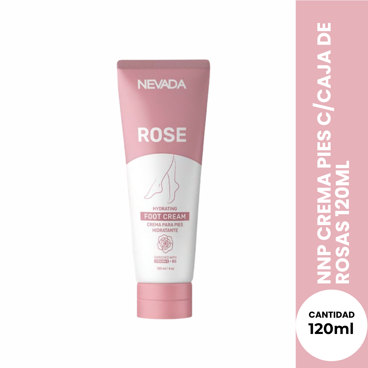 NNP CREMA PIES C/CAJA DE ROSAS 120ML