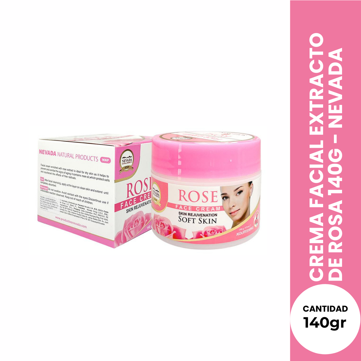 NNP F. CREMA FACIAL ROSAS 140 GR