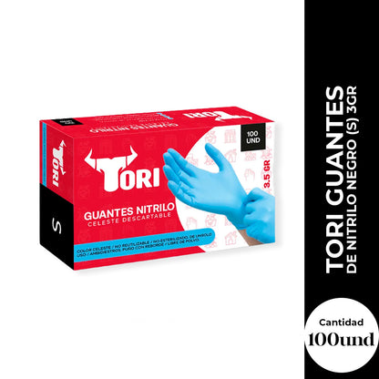 TORI GUANTES NEGRO (S) 3.5GR