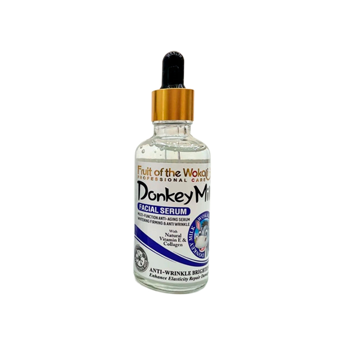 Wokali Serum Facial de Leche de Burra – Hidratación y Nutrición 50ml