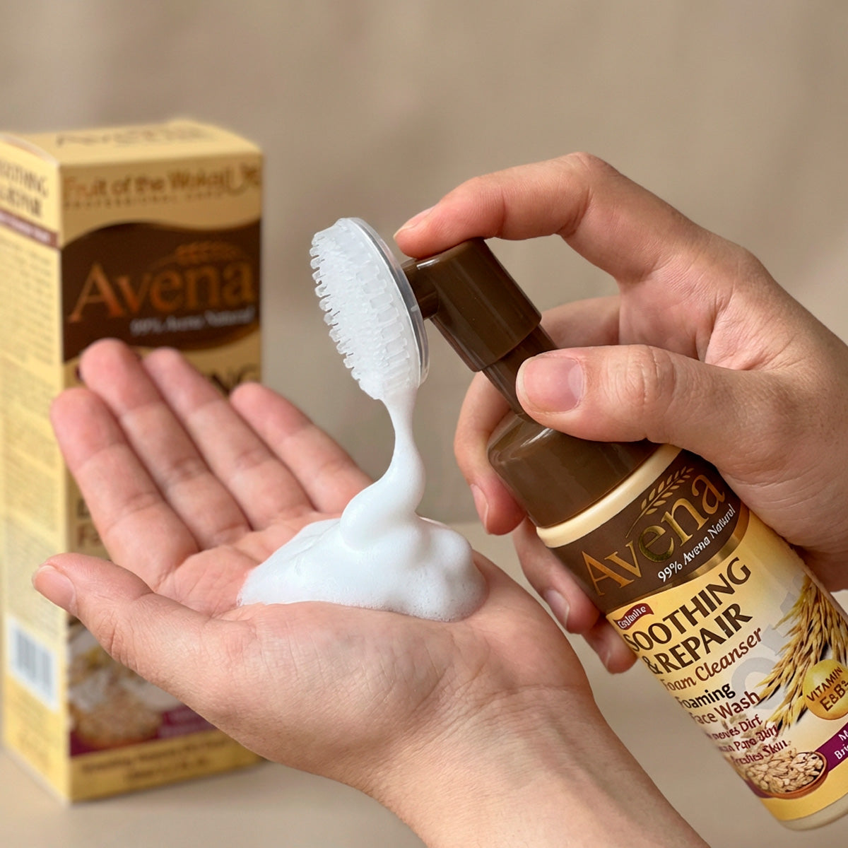 WOKALI AVENA ESPUMA FACIAL 150 ML