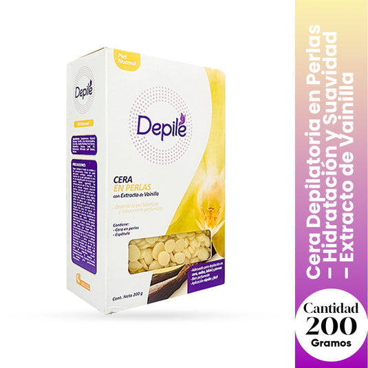 DEPILE CERA DEPIL.EN PERLAS VAINILLA 200GR