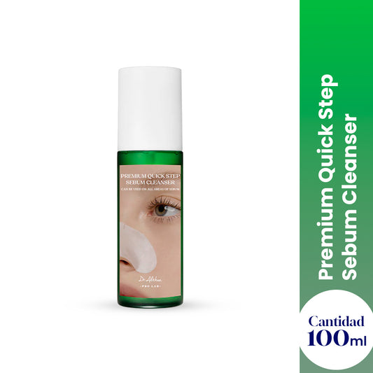 Premium Quick Step Serum Cleanser 100ml – Limpiador Facial para Piel Grasa y Control de Sebo